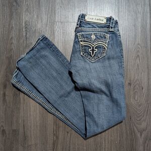 Rock Revival Women's Jamila Boot Skinny Stretch Denim Jeans Size 26x31